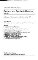 Cover of: General Synthetic Methods by Royal Society Of Chemistry, Royal Society Of Chemistry