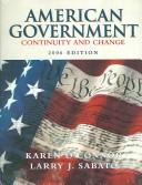 Cover of: American Government:  Continuity and Change (2 volume set)