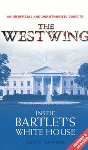 Cover of: Inside Bartlet's White House by Keith Topping, Keith Topping