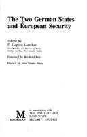 Cover of: The Two German states and European security