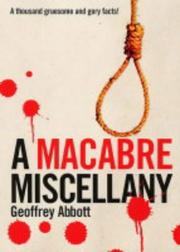 Cover of: Macabre Miscellany | Geoffrey Abbott