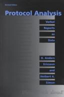 Cover of: Protocol Analysis - Rev'd Edition by K. Anders Ericsson, Herbert A. Simon, K. Anders Ericsson, Herbert A. Simon