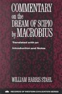 Cover of: Commentary on the Dream of Scipio: By Macrobus (Records of Western Civilization)