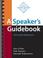 Cover of: A speaker's guidebook