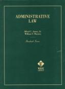 Cover of: Administrative Law (Hornbook Series) | Alfred C. Aman