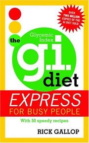 Cover of: The G.I. Diet Express by Rick Gallop
