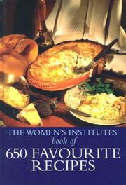 Cover of: The Women's Institute of 650 Favourite Recipes
