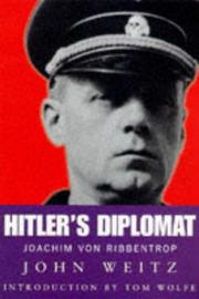 Cover of: Hitler's Diplomat