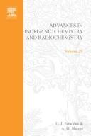 Cover of: Advances in Inorganic Chemistry and Radiochemistry (Advances in Inorganic Chemistry)