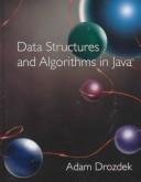 Cover of: Data Structures and Algorithms in Java by Adam Drozdek