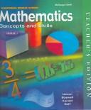 Cover of: Mathematics Concepts and Skills | Ron Larson