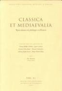 Cover of: Classica Et Mediaevalia by Signe Isager