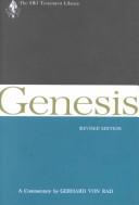 Cover of: Genesis by Gerhard von Rad