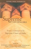 Cover of Supreme but Not Infallible