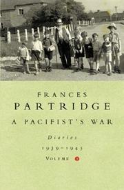 Cover of: A Pacifist's War by Frances Partridge