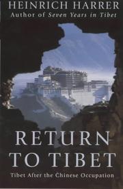 Cover of: Return to Tibet by Heinrich Harrer