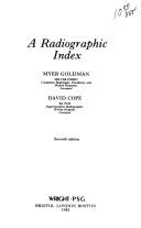 Cover of: A Radiographic Index by Myer Goldman, David Cope, David Cope, Myer Goldman