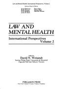Cover of: Law and mental health: international perspectives.