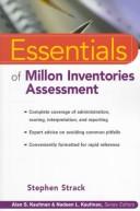 Cover of: Essentials of Millon Inventories Assessment (Essentials of Psychological Assessment Series)