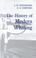 Cover of: The History of Modern Whaling