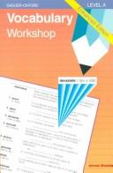 Cover of: Vocabulary Workshop by Jerome Shostak, Jerome Shostak