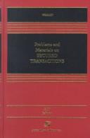 Cover of: Problems and Materials on Secured Transactions by Douglas J. Whaley