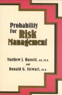 Cover of: Probability for Risk Management