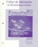 Cover of: Workbook/Lab Manual to accompany Ensuite: Cours intermediaire de francais