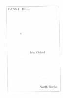Cover of: Fanny Hill by John Cleland