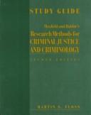 Cover of: Research Methods for Criminal Justice and Criminology by Martin S. Floss