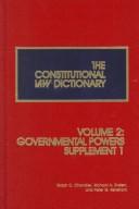 Cover of: The Constitutional Law Dictionary  Volume 2 by Ralph C. Chandler, Richard A. Enslen, Peter G. Renstrom
