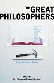 Cover of: The Great Philosophers