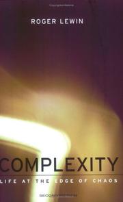 Cover of: Complexity by Roger Lewin