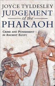 Cover of: Judgement of the Pharoah by Joyce A. Tyldesley