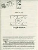 Cover of: Physicians Desk Reference 2005: Supplement B (Physicians' Desk Reference (Pdr) Supplement)