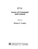 Cover of: C3I: Issues of Command and Control