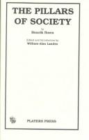 Cover of: The Pillars of Society by Henrik Ibsen, William-Alan Landes