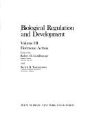 Cover of: Biological Regulation and Development (Vol 3b)