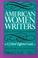 Cover of: American Women Writers