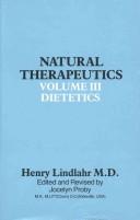 Cover of: Natural Therapeutics: Volume 2 by Henry Lindlahr