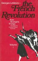 Cover of: French Revolution from Its Origins to 1793 (From Its Origins to 1793)