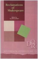 Cover of: Reclamations of Shakespeare