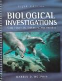 Cover of: Biological Investigations (Dolphin) by Warren D. Dolphin