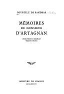 Cover of: Mémoires de monsieur d'Artagnan