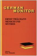 Cover of: Ernst Thälmann. Mensch und Mythos. (German Monitor 52)