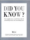 Cover of: Did You Know?
