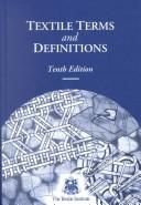 Cover of: Textile Terms and Definitions