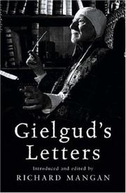 Cover of: Gielgud's Letters by John Gielgud