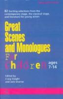Cover of: Great Scenes and Monologues for Children