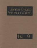 Cover of: Literature Criticism from 1400 to 1800 by James E. Person, James E. Person